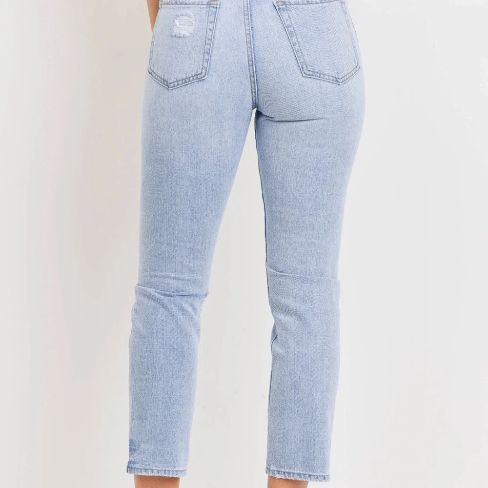 High Rise Girlfriend Jeans - Picture 3 of 4